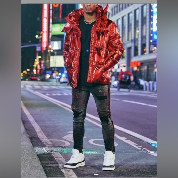 Jordan Craig Stripes denim Streetwear jean size 30/32 distressed rhinestone - Picture 1 of 16